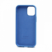 Чехол Silicone Case с лого для Apple iPhone 12 mini/5.4 (полная защита) (038) синий