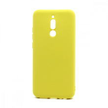 Чехол Silicone Case NEW ERA (накладка/силикон) для Xiaomi Redmi 8 желтый