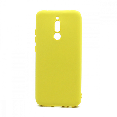 Чехол Silicone Case NEW ERA (накладка/силикон) для Xiaomi Redmi 8 желтый