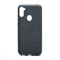 Чехол Fashion с блестками силикон-пластик для Samsung Galaxy A11/M11 черный