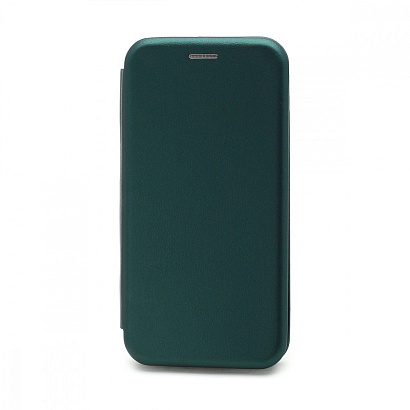 Чехол-книжка BF модельный (силикон/кожа) для Apple iPhone 13 Pro зелёный