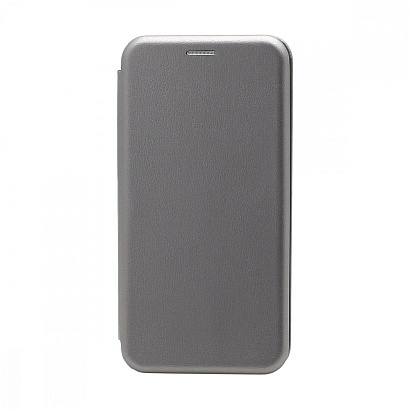 Чехол-книжка BF модельный (силикон/кожа) для Samsung Galaxy S22 Plus серебристый
