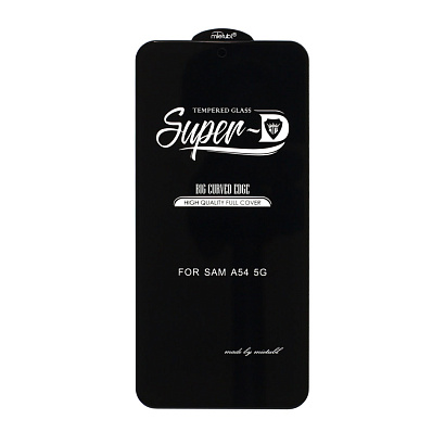 Защитное стекло MTB Super-D для Samsung Galaxy A54 черное тех. пак