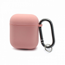 Чехол для наушников AirPods 2 Silicone Case Premium розовый