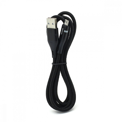 Кабель USB - Micro USB HOCO U93 "Shadow" (2.4А, 120см) черный