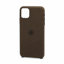 Чехол Canvas Case с лого (тканевый) для Apple iPhone 11 Pro Max/6.5 коричневый