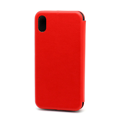 Чехол-книжка BF модельный (силикон/кожа) для Apple iPhone XR красный