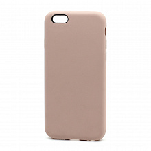Чехол Silicone Case без лого для Apple iPhone 6/6S (полная защита) (019) розовый