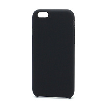 Чехол Silicone Case без лого для Apple iPhone 6/6S (018) чёрный