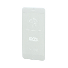 Защитное стекло 6D Premium для Apple iPhone 6 Plus/6S Plus белое