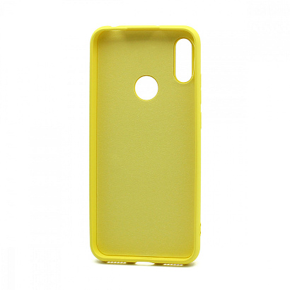 Чехол Silicone Case NEW ERA (накладка/силикон) для Huawei Honor 8A/Y6 2019 желтый