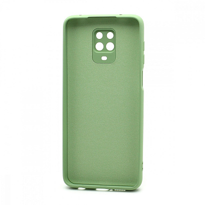 Чехол Silicone Case NEW ERA (накладка/силикон) для Xiaomi Redmi Note 9S/Note 9 Pro зеленый