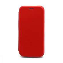Чехол-книжка BF модельный (силикон/кожа) для Apple iPhone 12/12 Pro/6.1 красный