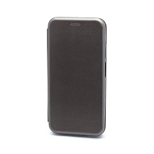 Чехол-книжка BF модельный (силикон/кожа) для Huawei P40 Lite серебристый