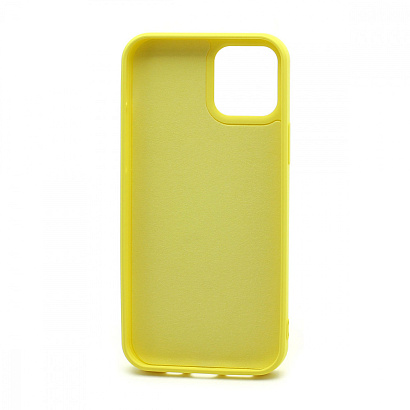 Чехол Silicone Case NEW ERA (накладка/силикон) для Apple iPhone 12/12 Pro/6.1 желтый