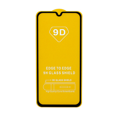 Защитное стекло Full Glass для Samsung Galaxy A40 (A405) черное (Full GC) тех. пак
