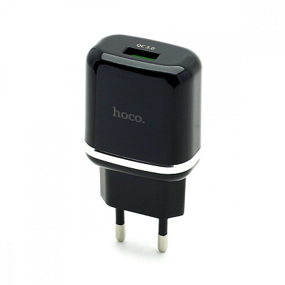 СЗУ с выходом USB Hoco N3 (QC3.0/18W) кабель Type-C черное