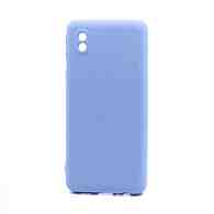 Чехол Silicone Case NEW ERA (накладка/силикон) для Samsung Galaxy A01 Core голубой