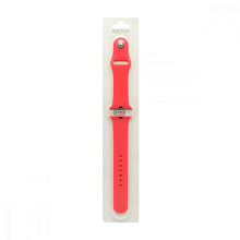 Силиконовый ремешoк для часов Apple Watch 38/40мм розовый (029) (L)