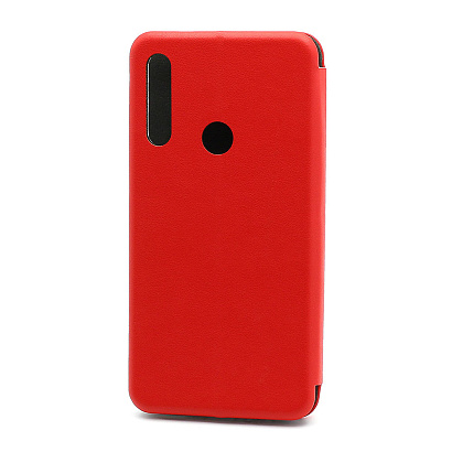 Чехол-книжка BF модельный (силикон/кожа) для Huawei Honor 9X/P Smart Z красный