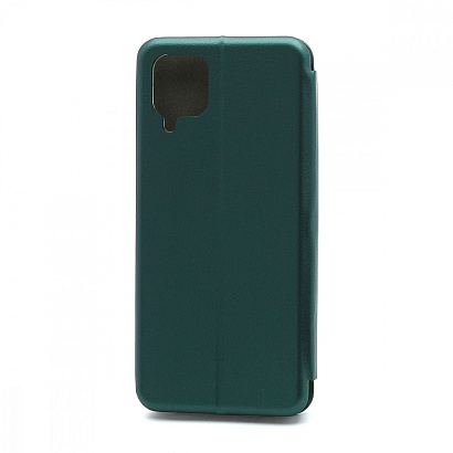 Чехол-книжка BF модельный (силикон/кожа) для Samsung Galaxy A12 зеленый