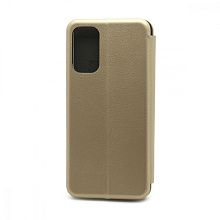 Чехол-книжка BF модельный (силикон/кожа) для Samsung Galaxy M52 золотистый