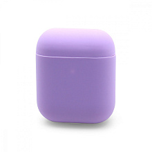 Чехол для наушников AirPods 2 Silicone Case (015) светло-фиолетовый