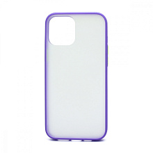 Чехол Shockproof Lite силикон-пластик для Apple iPhone 12 Pro Max/6.7 фиолетово-желтый