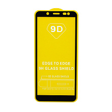 Защитное стекло Full Glass для Samsung Galaxy J6 2018 черное (Full GC) тех. пак
