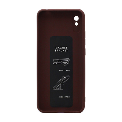Чехол Magnetic Stend 2 для Xiaomi Redmi 9A (006) бордовый