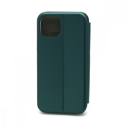 Чехол-книжка BF модельный (силикон/кожа) для Apple iPhone 13 зелёный