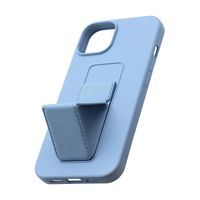 Чехол Magnetic Stend 2 для Apple iPhone 14/6.1 (008) голубой