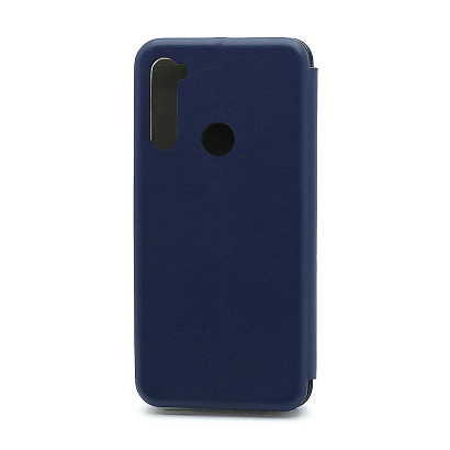 Чехол-книжка BF модельный (силикон/кожа) для Xiaomi Redmi Note 8T синий