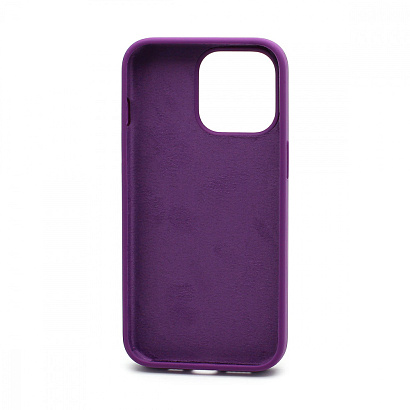 Чехол Silicone Case без лого для Apple iPhone 13 Pro/6.1 (полная защита) (045) фиолетовый