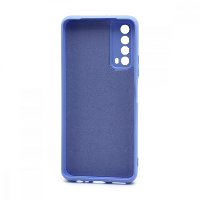 Чехол Silicone Case NEW ERA (накладка/силикон) для Huawei P Smart 2021/Y7a голубой