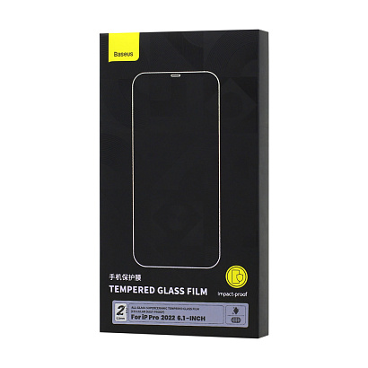 Защитное стекло BASEUS SuperCeramic Dust-proof для Apple iPhone 14 Pro (SGBL210102) 2шт 