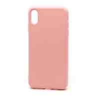 Чехол Silicone Case New Era (накладка/силикон) для Apple iPhone XS Max розовый