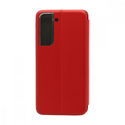 Чехол-книжка BF модельный (силикон/кожа) для Samsung Galaxy S22 красный