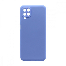 Чехол Silicone Case NEW ERA (накладка/силикон) для Samsung Galaxy A12/M12 голубой