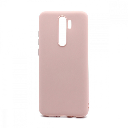 Чехол Silicone Case NEW ERA (накладка/силикон) для Xiaomi Redmi Note 8 Pro светло розовый