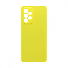 Чехол Silicone Case NEW ERA (накладка/силикон) для Samsung Galaxy A33 желтый