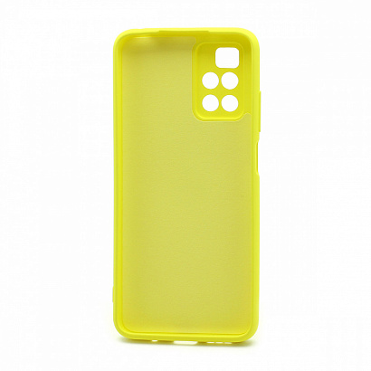 Чехол Silicone Case NEW ERA (накладка/силикон) для Xiaomi Redmi 10 желтый