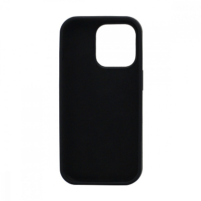 Чехол Silicone Case без лого для Apple iPhone 14 Pro/6.1 (полная защита) (018) черный