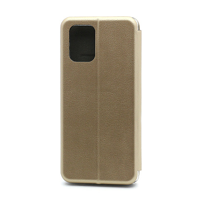 Чехол-книжка BF модельный (силикон/кожа) для Samsung Galaxy S10 Lite (G770F) золотистый