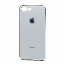 Чехол Silicone case Onyx с лого для Apple iPhone 7/8 Plus белый