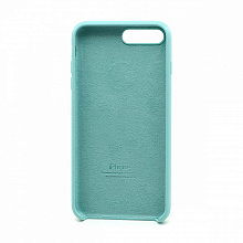Чехол Silicone Case с лого для Apple iPhone 7/8 Plus (044) голубой