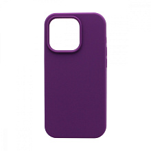 Чехол Silicone Case без лого для Apple iPhone 14 Pro/6.1 (полная защита) (045) фиолетовый