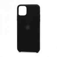 Чехол Silicone Case с лого для Apple iPhone 11 Pro Max/6.5 (018) чёрный