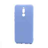 Чехол Silicone Case NEW ERA (накладка/силикон) для Xiaomi Redmi 8 голубой