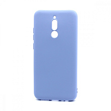 Чехол Silicone Case NEW ERA (накладка/силикон) для Xiaomi Redmi 8 голубой